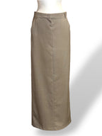 Falda larga Max Mara tipo lápiz en tono beige
