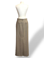 Falda larga Max Mara tipo lápiz en tono beige