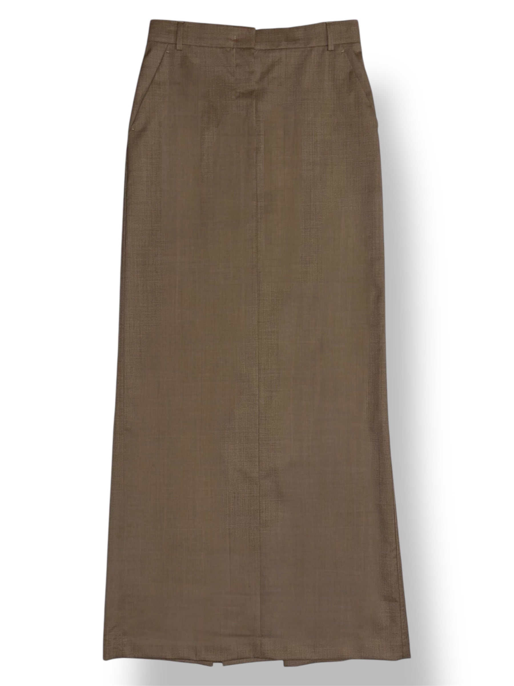Falda larga Max Mara tipo lápiz en tono beige