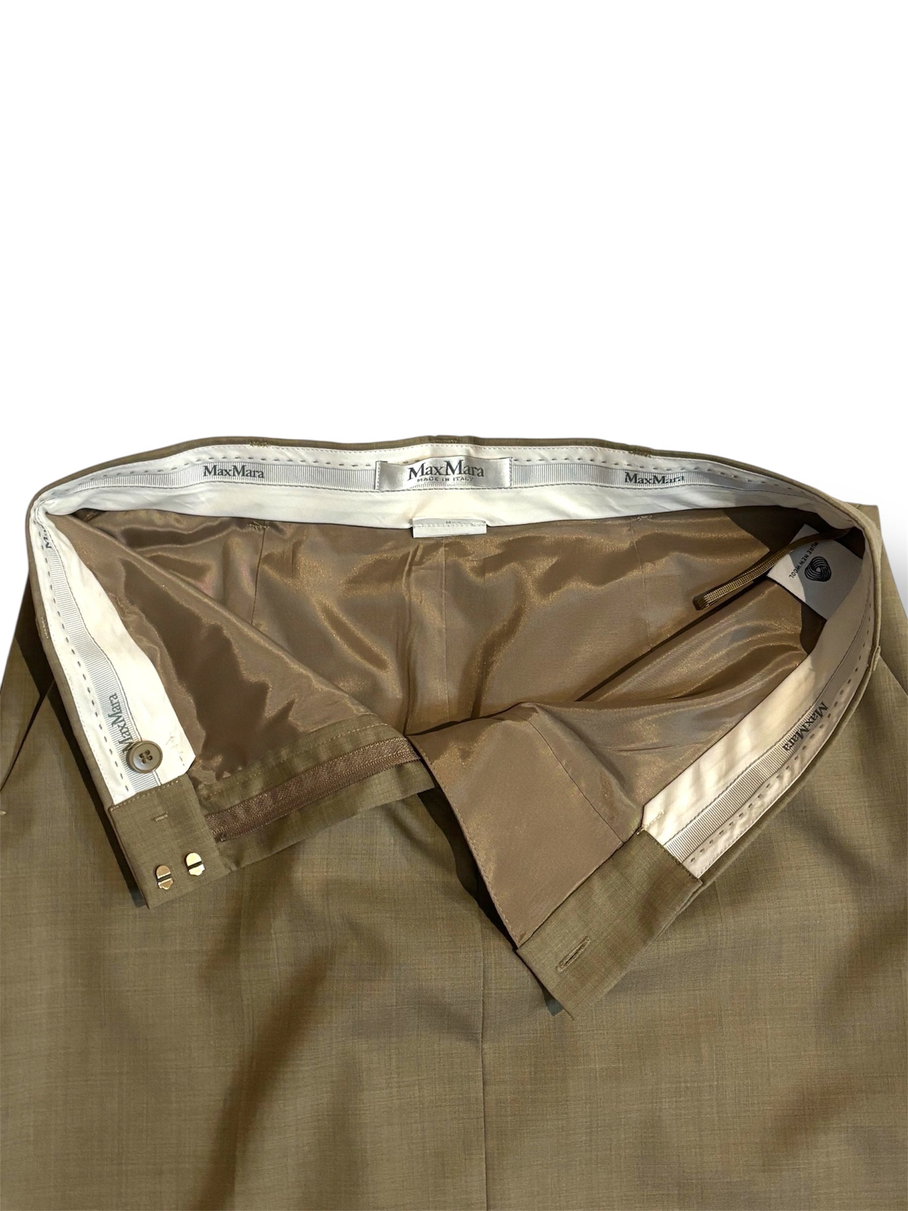 Falda larga Max Mara tipo lápiz en tono beige