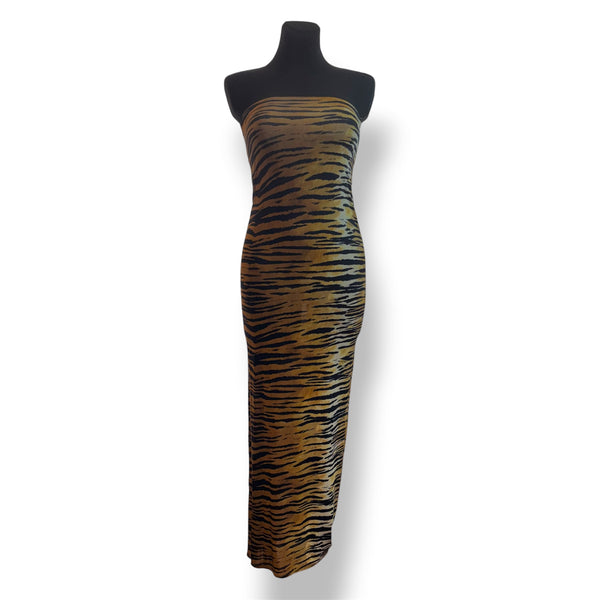 Vestido de Tubo de Tigre Alexandre Vauthier Animal Print