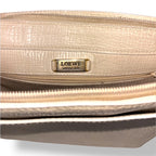 Bolso Bandolera Vintage Loewe | Bolso de Piel Texturizada Crema