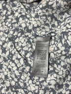 Vestido Lencero Zadig & Voltaire Risty Midi/Maxi Estampado Floral y Encaje Negro