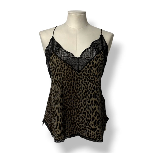 Top Lencero Christy de Zadig & Voltaire – Estampado de Leopardo