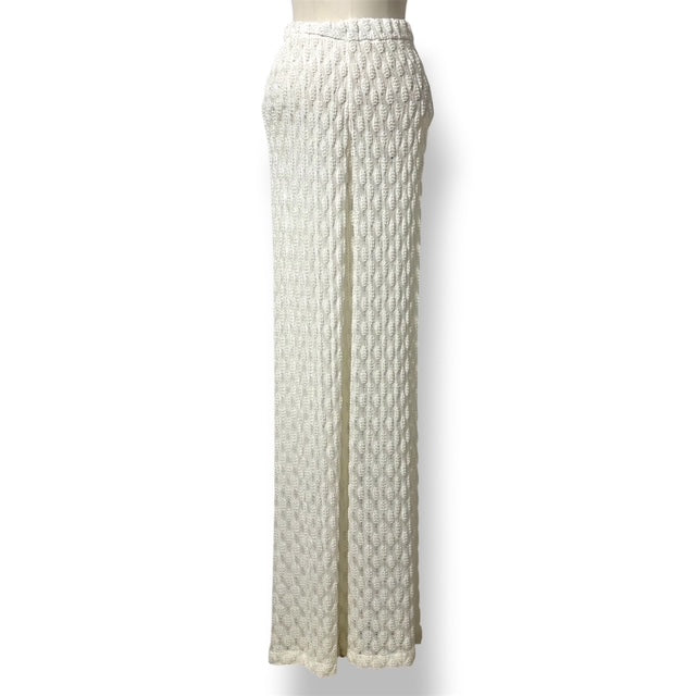 Pantalón Wide-Leg de Punto Calado Missoni – Lujo de Confección Italiana