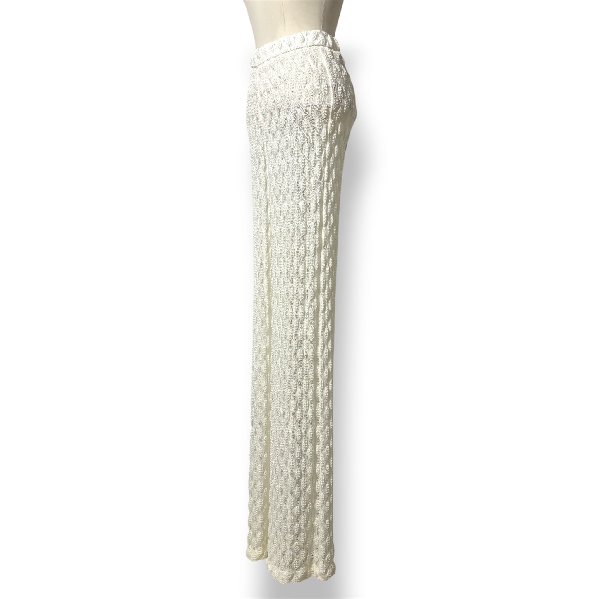Pantalón Wide-Leg de Punto Calado Missoni – Lujo de Confección Italiana