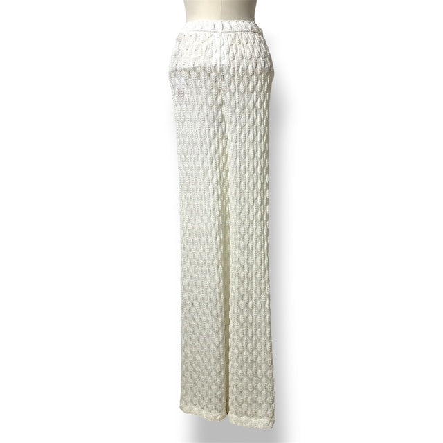 Pantalón Wide-Leg de Punto Calado Missoni – Lujo de Confección Italiana