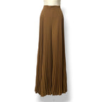 Pantalón Ancho Plisado Max Mara Grembo – Color Caramelo / Beige