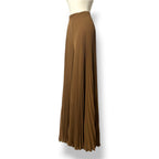 Pantalón Ancho Plisado Max Mara Grembo – Color Caramelo / Beige