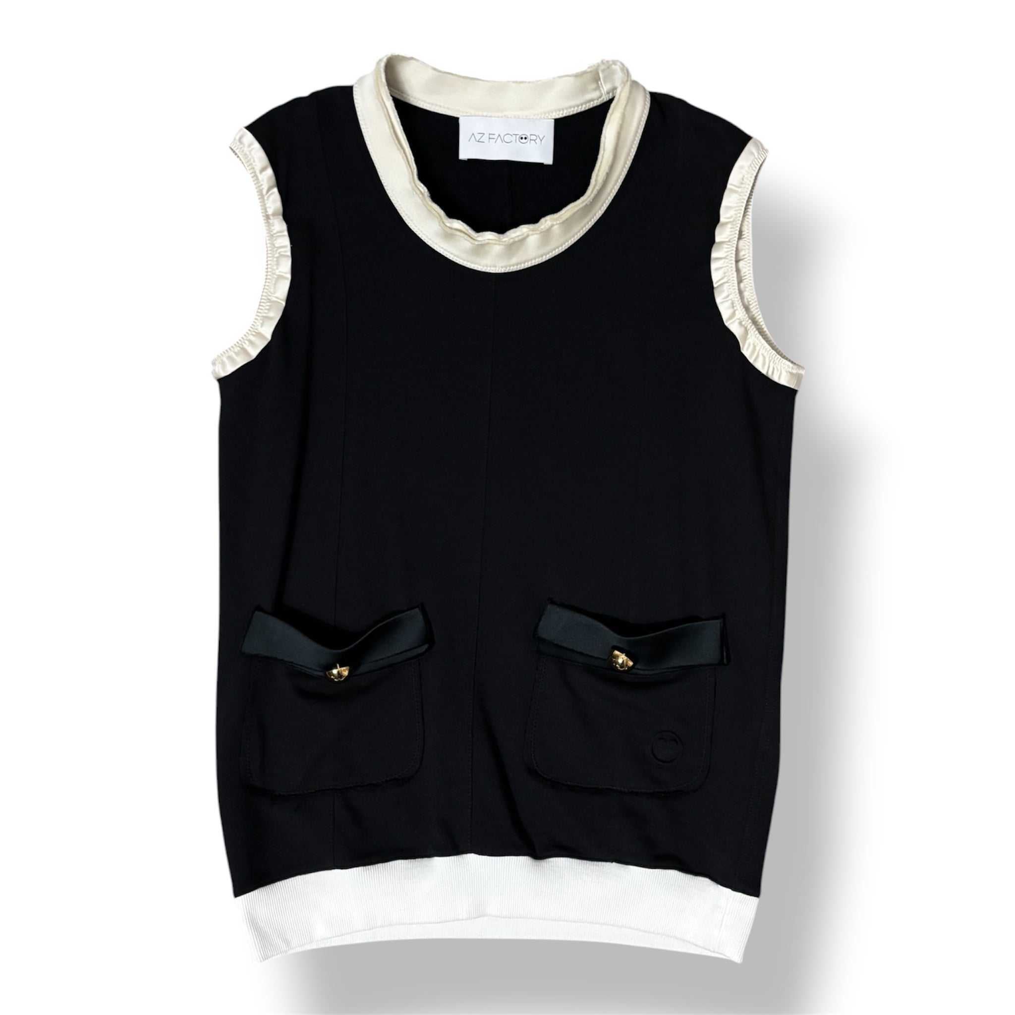 Top Sudadera Sin Mangas Estilo Sastre AZ Factory