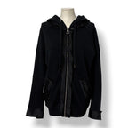 Sudadera de Lujo AZ Factory con Capucha y Detalles Satinados