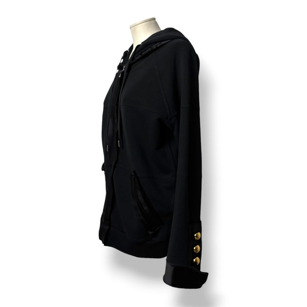 Sudadera de Lujo AZ Factory con Capucha y Detalles Satinados