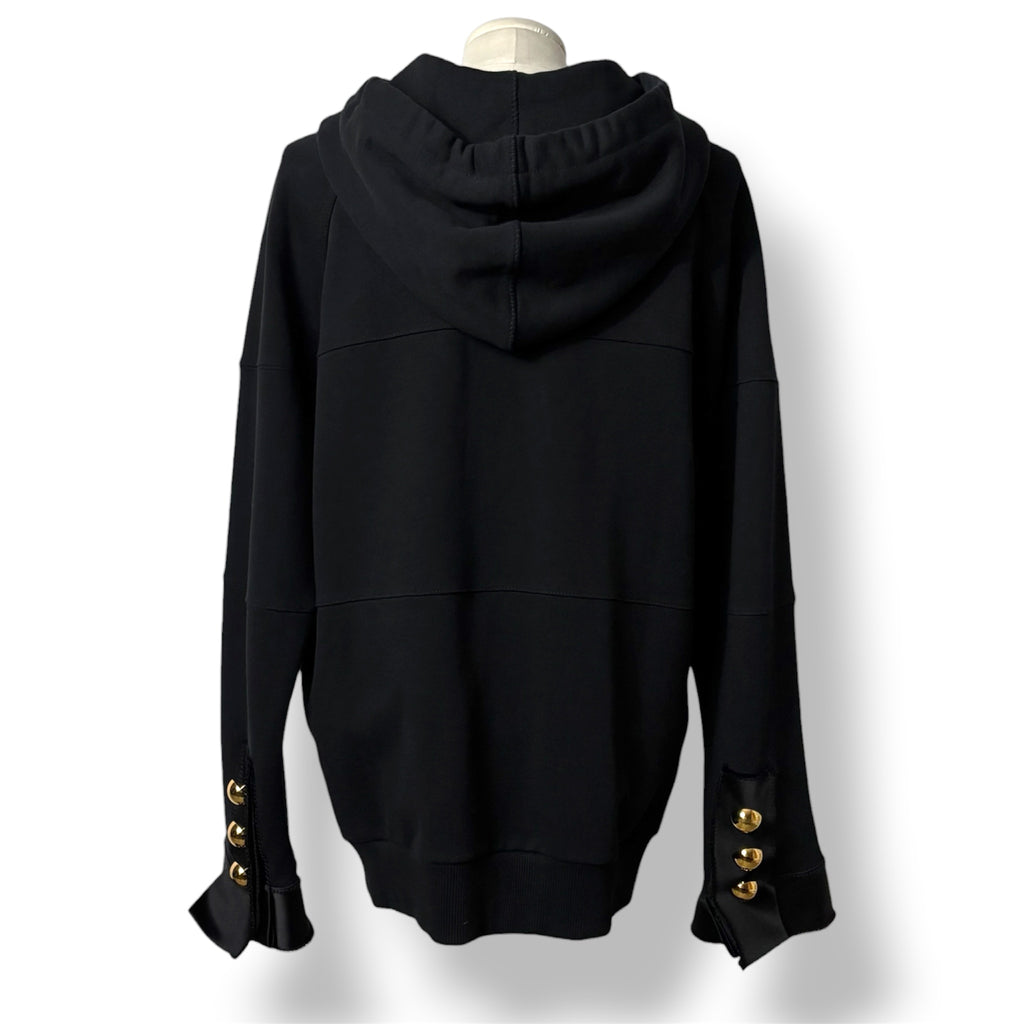 Sudadera de Lujo AZ Factory con Capucha y Detalles Satinados