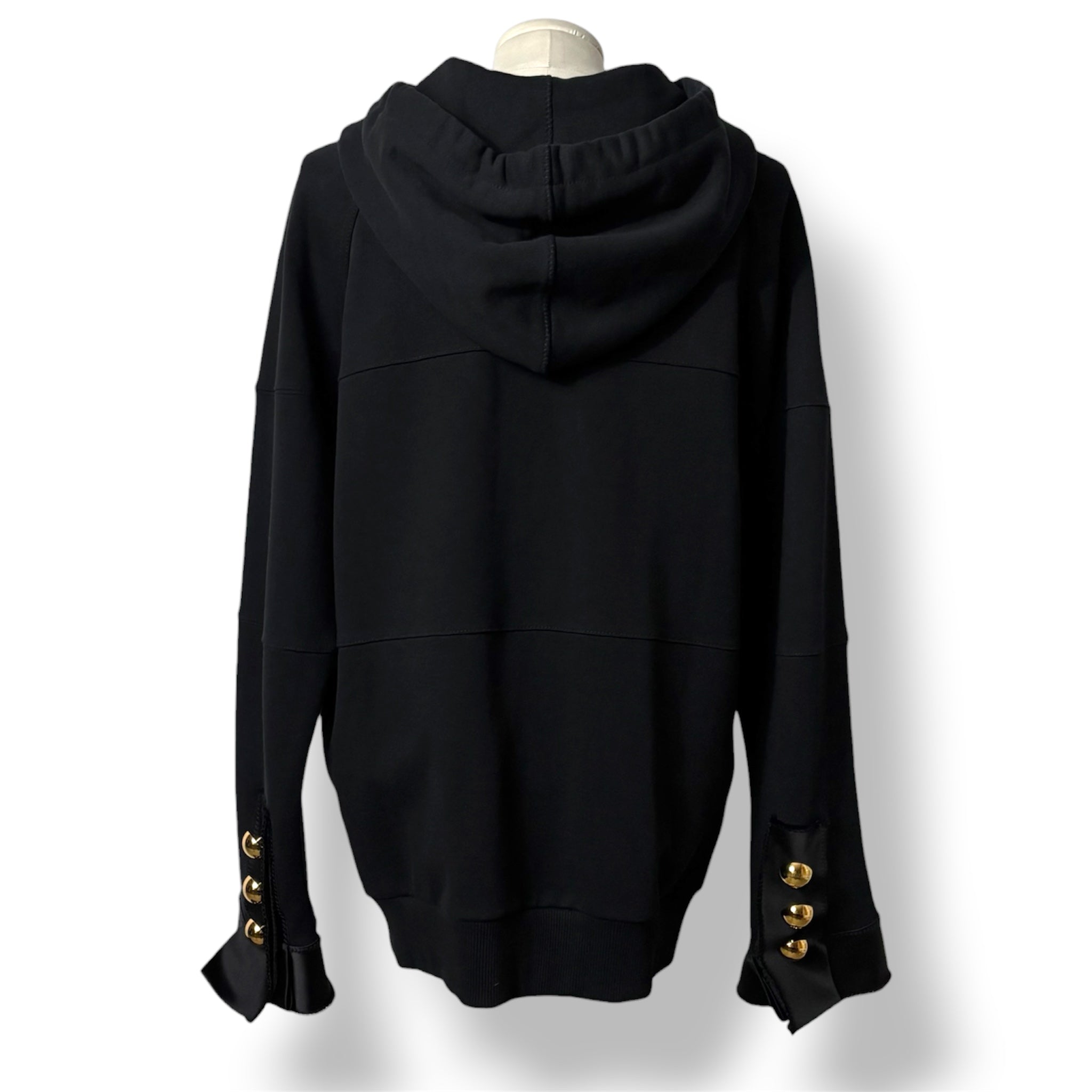 Sudadera de Lujo AZ Factory con Capucha y Detalles Satinados