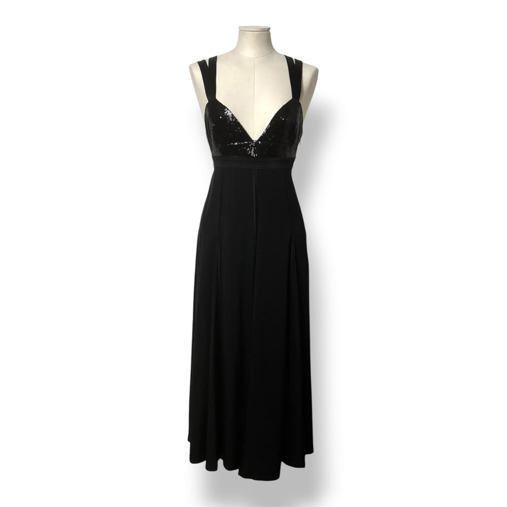 Vestido Largo de Fiesta Jason Wu con Corpiño de Lentejuelas