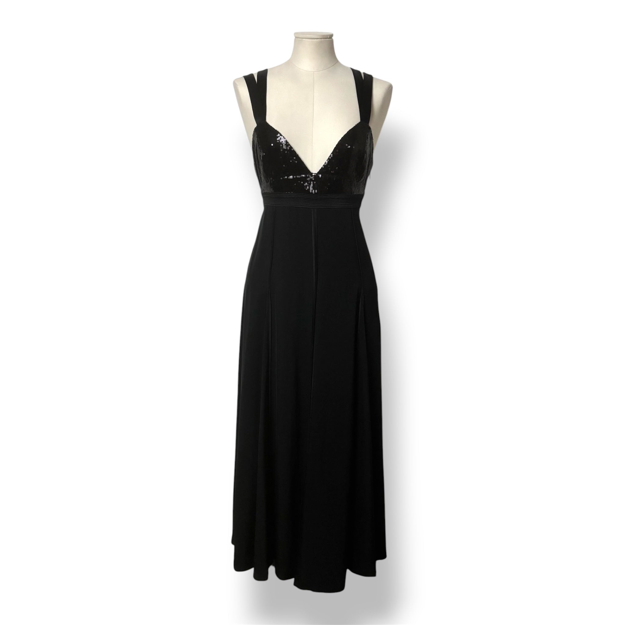 Vestido Largo de Fiesta Jason Wu con Corpiño de Lentejuelas