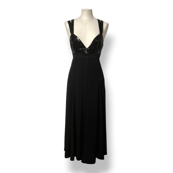 Vestido Largo de Fiesta Jason Wu con Corpiño de Lentejuelas