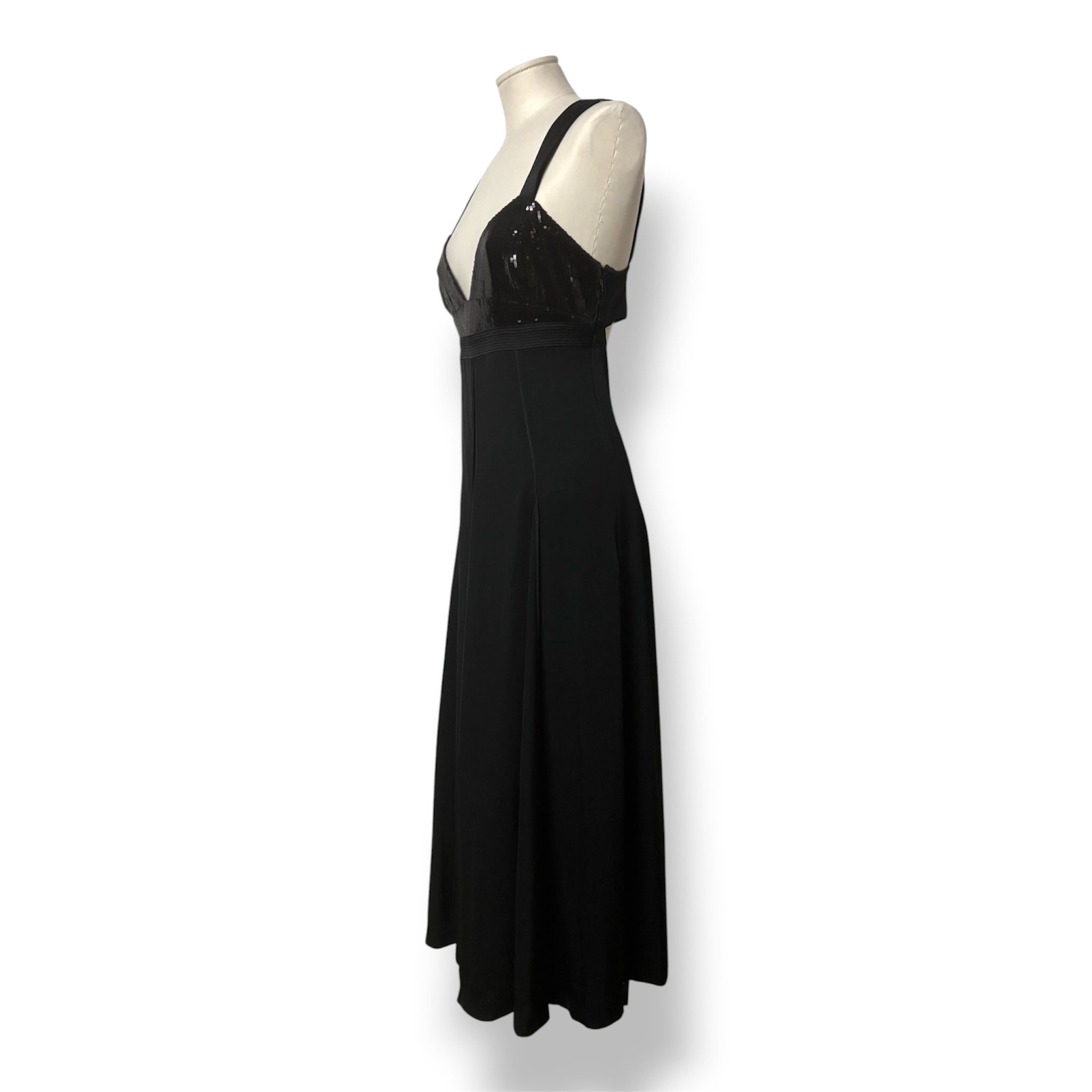 Vestido Largo de Fiesta Jason Wu con Corpiño de Lentejuelas