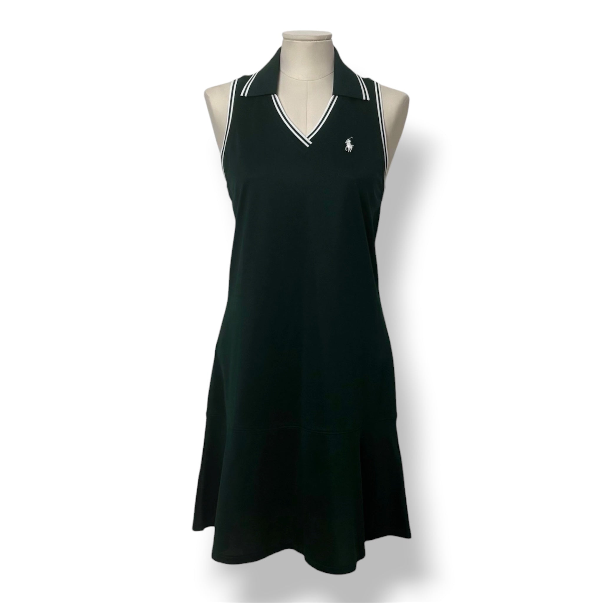 Vestido Polo Ralph Lauren Wimbledon para Mujer Verde Oscuro
