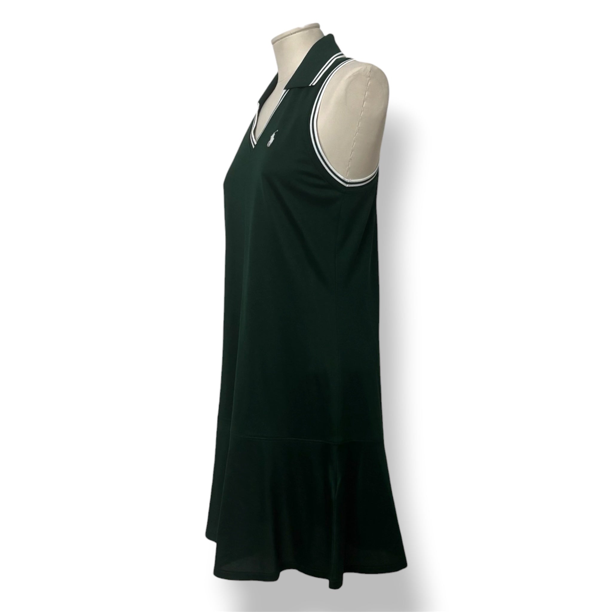 Vestido Polo Ralph Lauren Wimbledon para Mujer Verde Oscuro