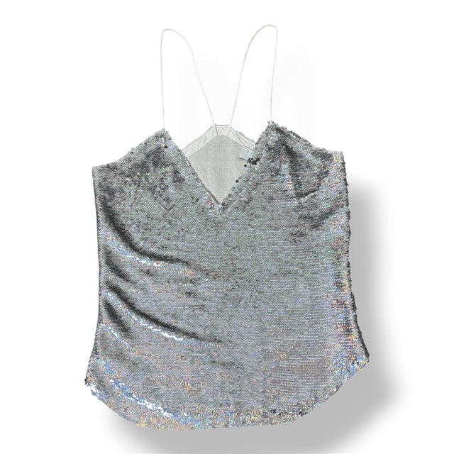 Top de Lentejuelas IRO Ernet Plata