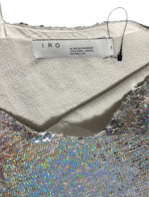 Top de Lentejuelas IRO Ernet Plata