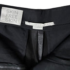 Shorts de Piel Vegana Stella McCartney – Negro Elegante