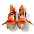 Sandalias Christian Louboutin Mariza du Désert – Alpargatas de Plataforma Naranja