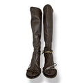 Botas Altas de Piel Bottega Veneta "Dot" – Color Fondant | Botas Sandalia 2 en 1