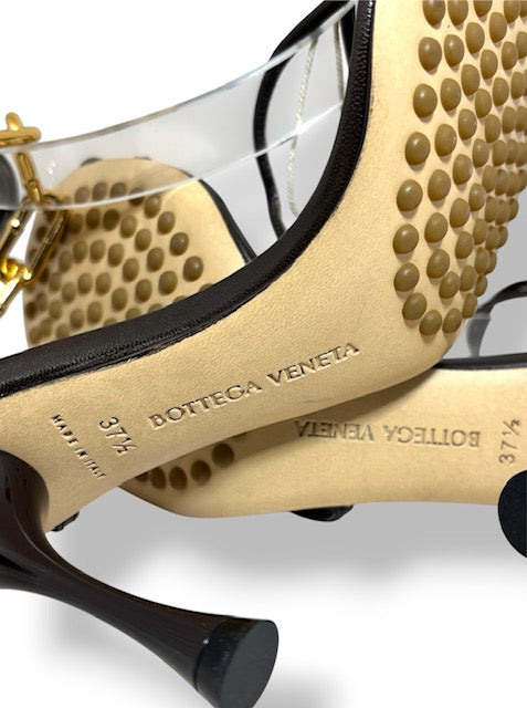 Botas Altas de Piel Bottega Veneta "Dot" – Color Fondant | Botas Sandalia 2 en 1