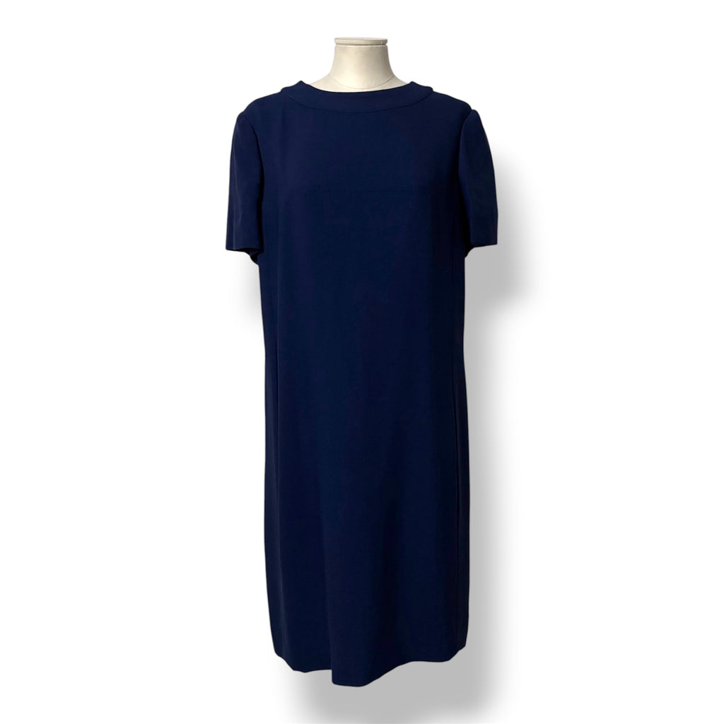 Vestido Midi Vintage Balenciaga "Le Dix" – Azul Marino