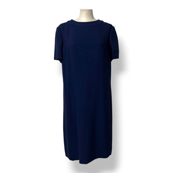 Vestido Midi Vintage Balenciaga "Le Dix" – Azul Marino