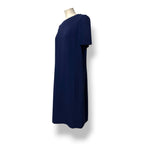 Vestido Midi Vintage Balenciaga "Le Dix" – Azul Marino