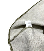 Sudadera Femenina de Algodón ME+EM – Verde Oliva y Detalles Desflecados
