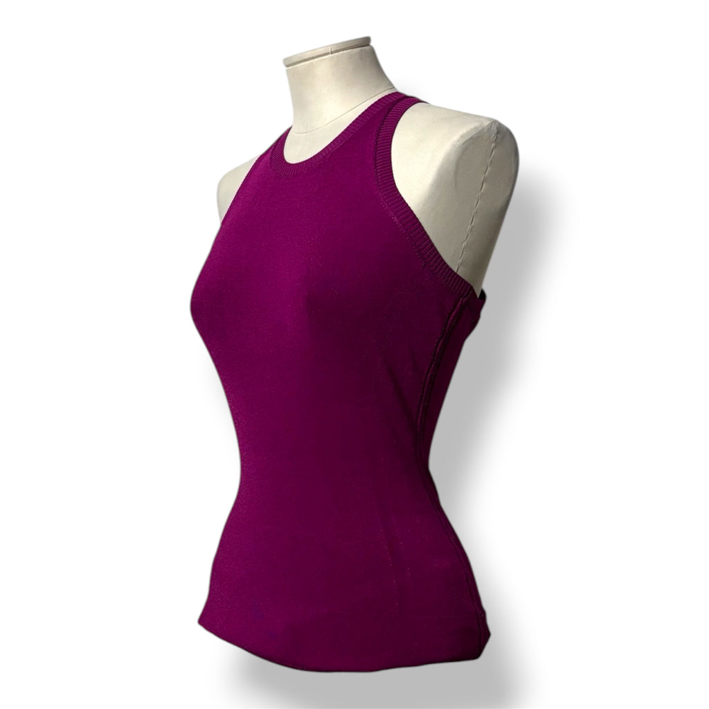 Top de Punto Canalé AZ Factory con Cuello Halter
