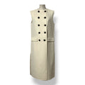 Vestido Chaleco Largo Veronica Beard Hoxton en Mezcla de Lana – Ivory