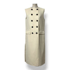 Vestido Chaleco Largo Veronica Beard Hoxton en Mezcla de Lana – Ivory