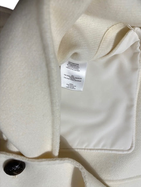 Vestido Chaleco Largo Veronica Beard Hoxton en Mezcla de Lana – Ivory