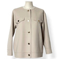 Chaqueta de Lana Virgen 'S Max Mara Florence en Color Beige Claro
