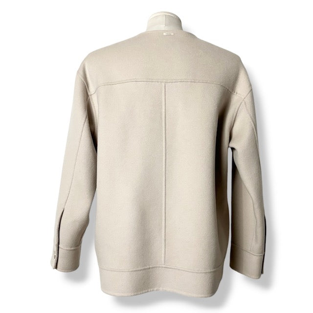Chaqueta de Lana Virgen 'S Max Mara Florence en Color Beige Claro
