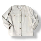 Chaqueta de Lana Virgen 'S Max Mara Florence en Color Beige Claro