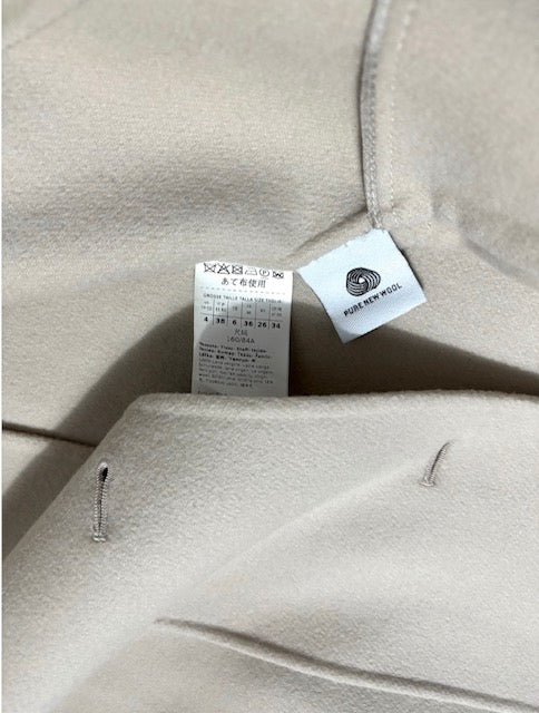 Chaqueta de Lana Virgen 'S Max Mara Florence en Color Beige Claro