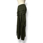 Pantalón Cargo Estilo Utilitario Liu Jo con Correas y Anillas Metálicas