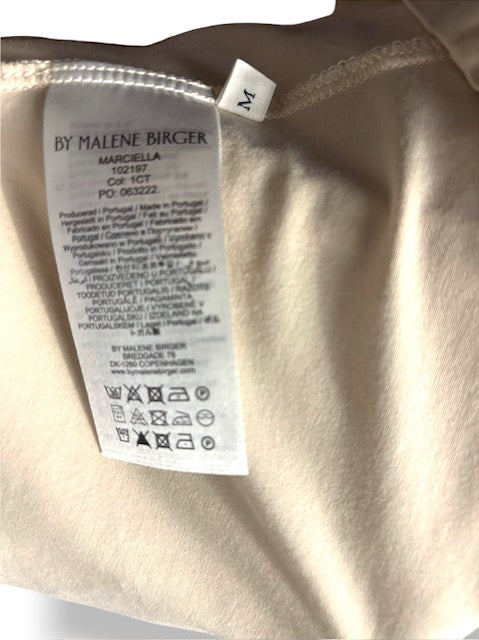 Vestido Maxi Palabra de Honor By Malene Birger en Algodón Orgánico Bicolor