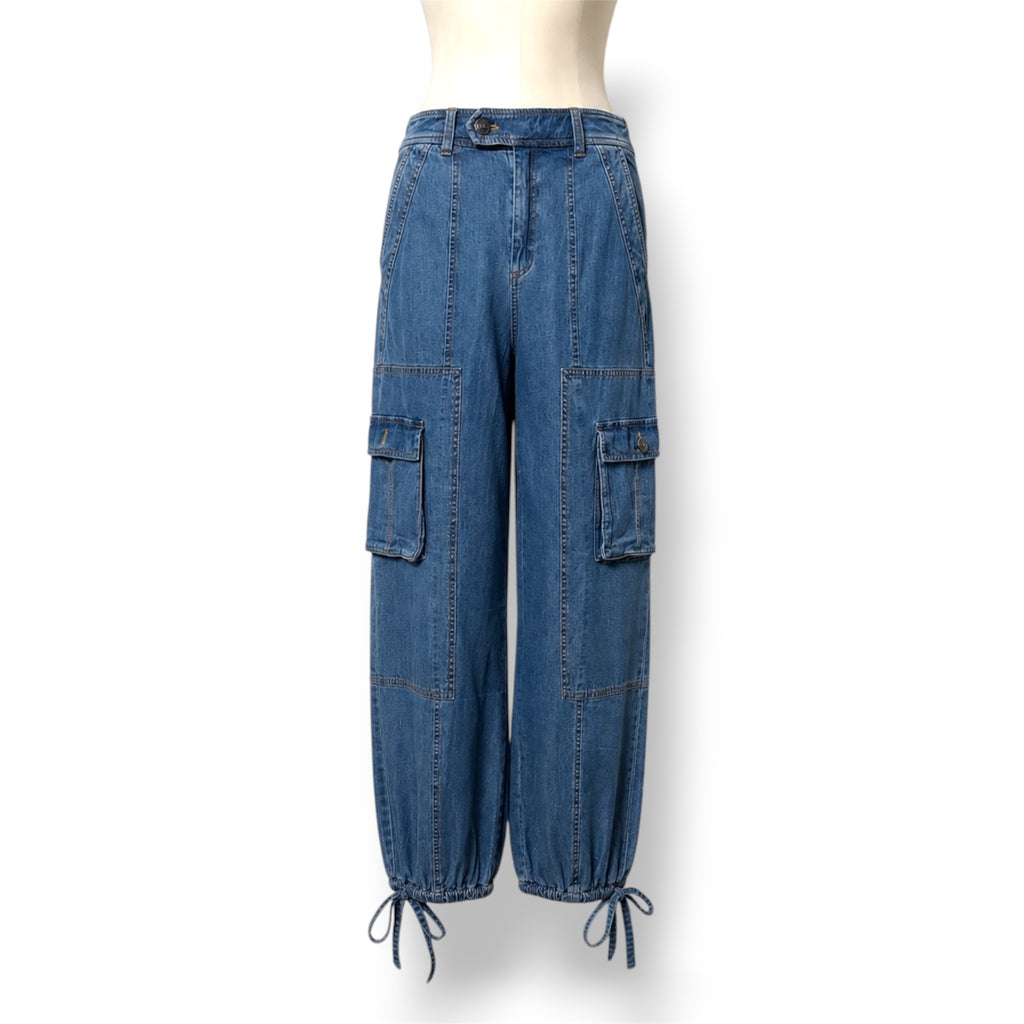Pantalón Vaquero Cargo "Tous les Jours" – Cinq à Sept