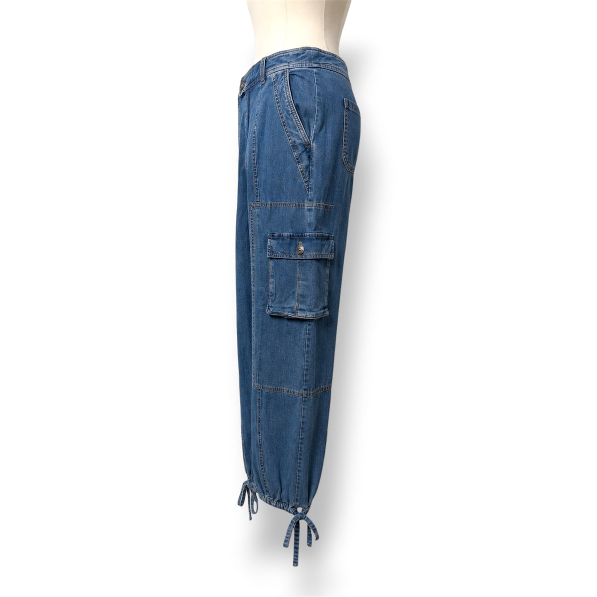 Pantalón Vaquero Cargo "Tous les Jours" – Cinq à Sept
