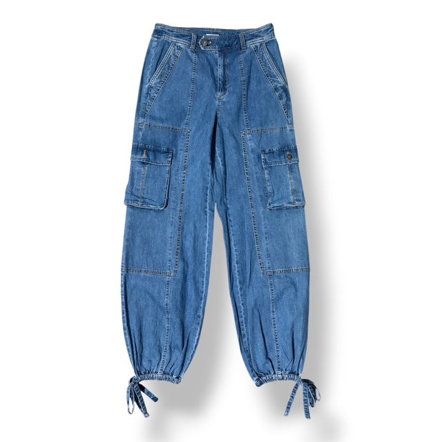 Pantalón Vaquero Cargo "Tous les Jours" – Cinq à Sept