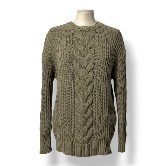 Jersey de Algodón con Punto de Ochos Grueso – Max Mara