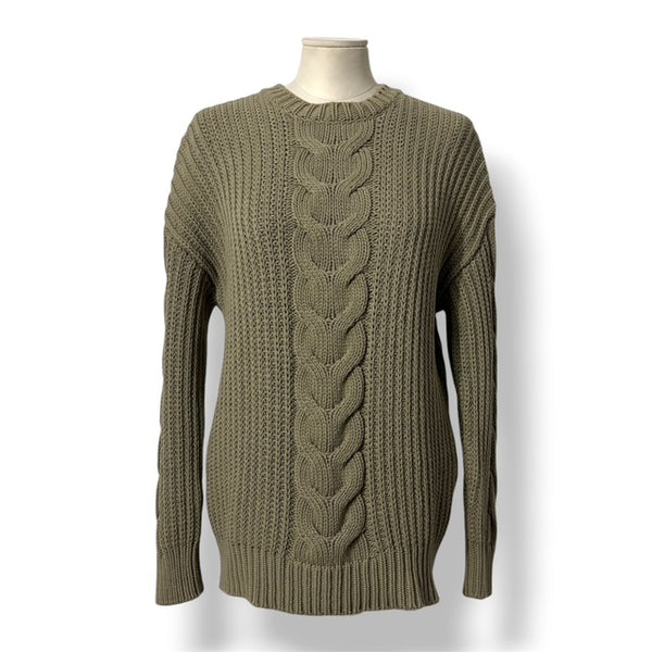 Jersey de Algodón con Punto de Ochos Grueso – Max Mara