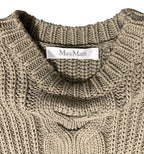 Jersey de Algodón con Punto de Ochos Grueso – Max Mara